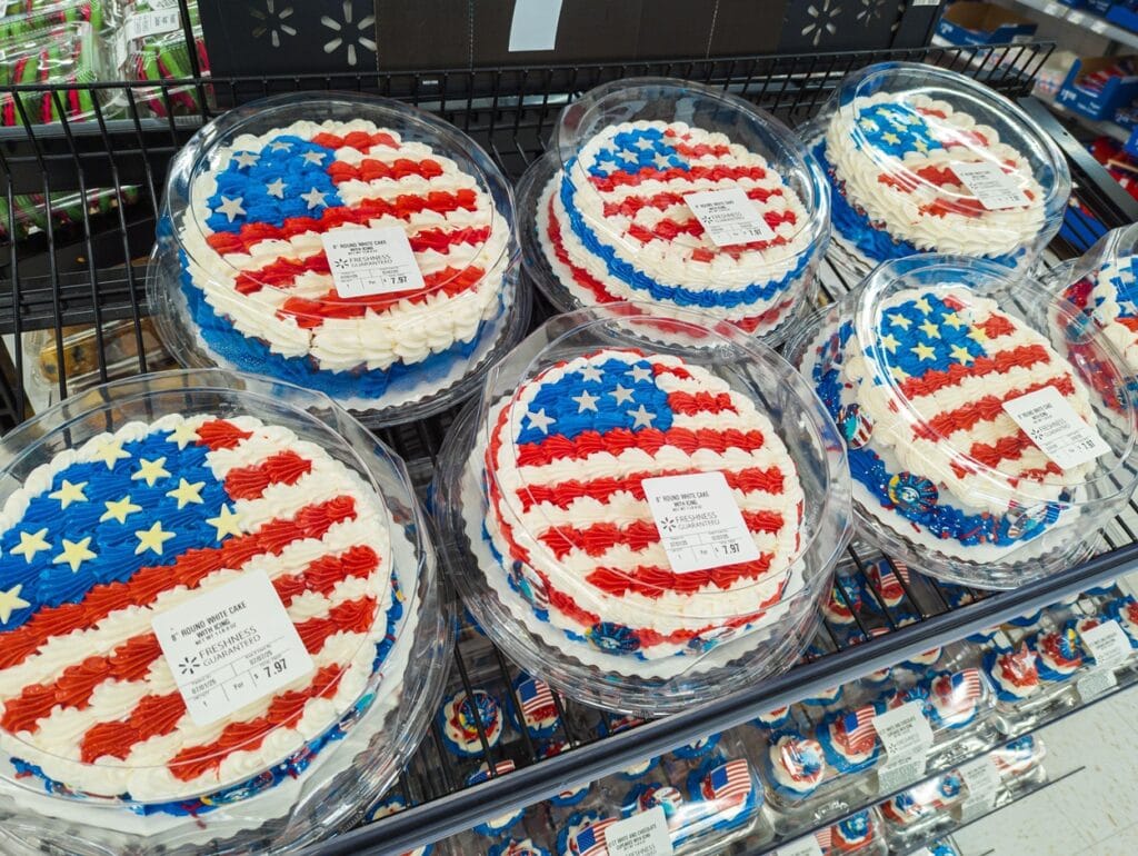 Veranstaltungen Geburtstag USA 2026 - Kuchentheke Walmart
